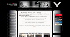 Desktop Screenshot of dr-badminton-training.de